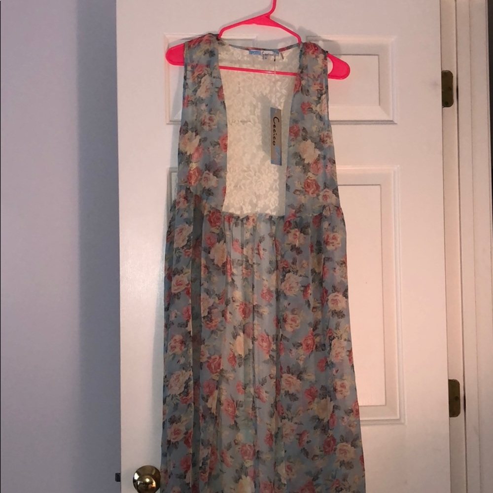 Floor length kimono NWT